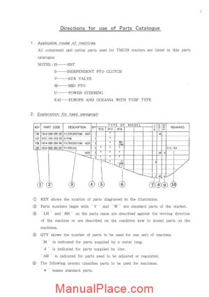 iseki tmg18 parts manual 2 page 1