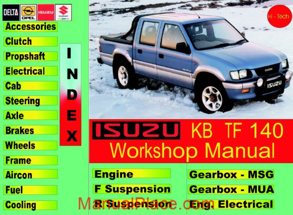 isuzu 1993 1996 kb tf140 workshop manual page 1