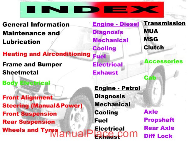 isuzu 1993 1996 kb tf140 workshop manual page 2