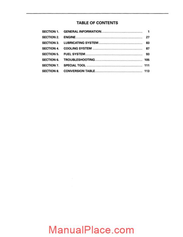 isuzu 3la1 3lb1 3ld1 workshop service manual 1994 page 4