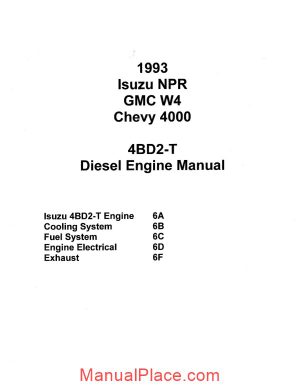 isuzu 4bd2 t diesel engine manual page 1