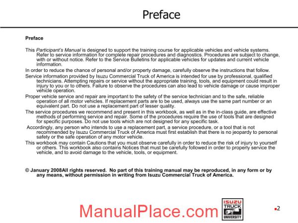 isuzu 4hk1 6hk1 engine diagnostic and drivability training page 2