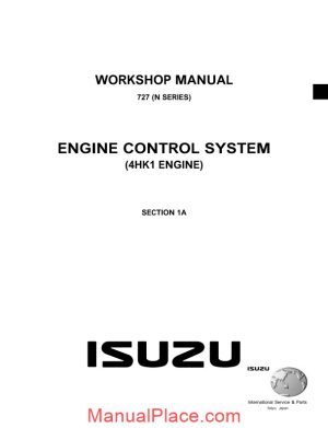 isuzu 4hk1t lg4hk we 0229dom manual engine control system page 1