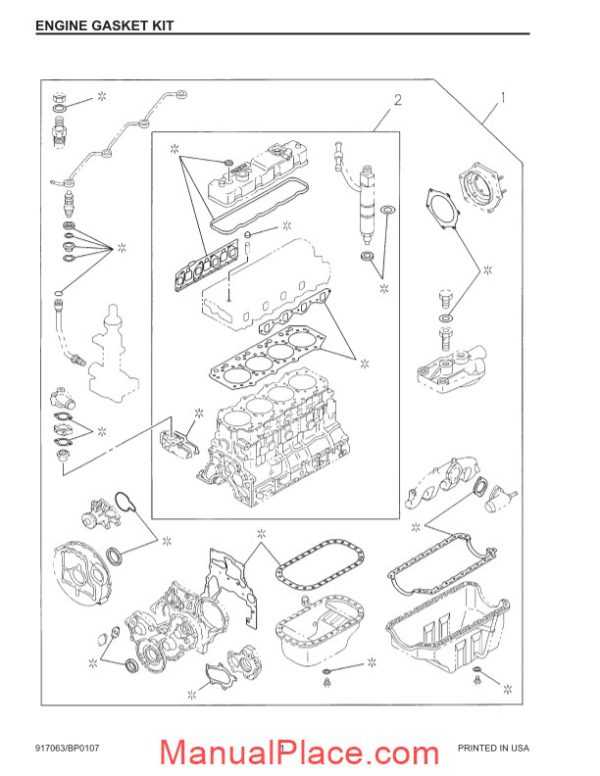 isuzu 4jg1 ctl70 compact track loader tpa engine parts manual 917063b page 4