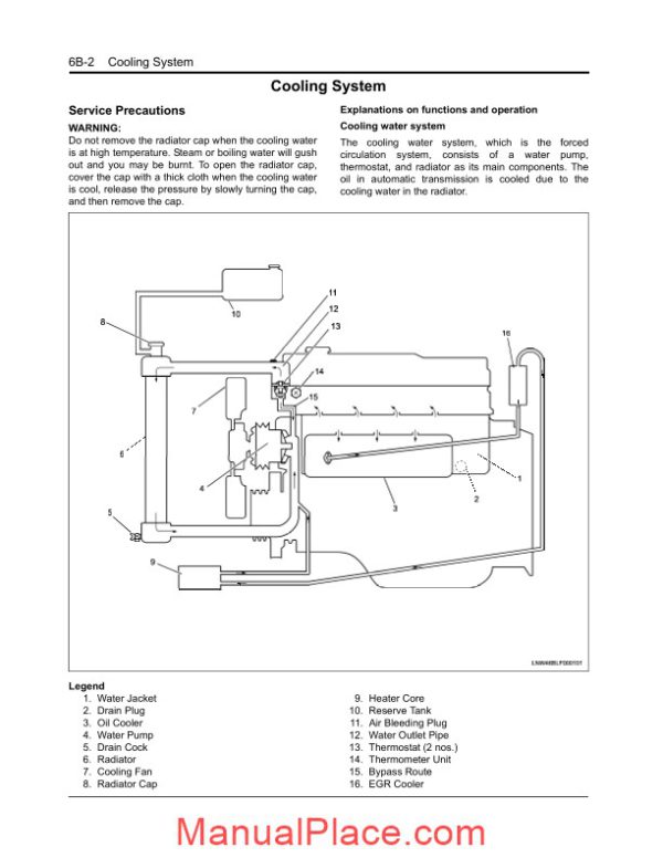 isuzu engine cooling system page 2