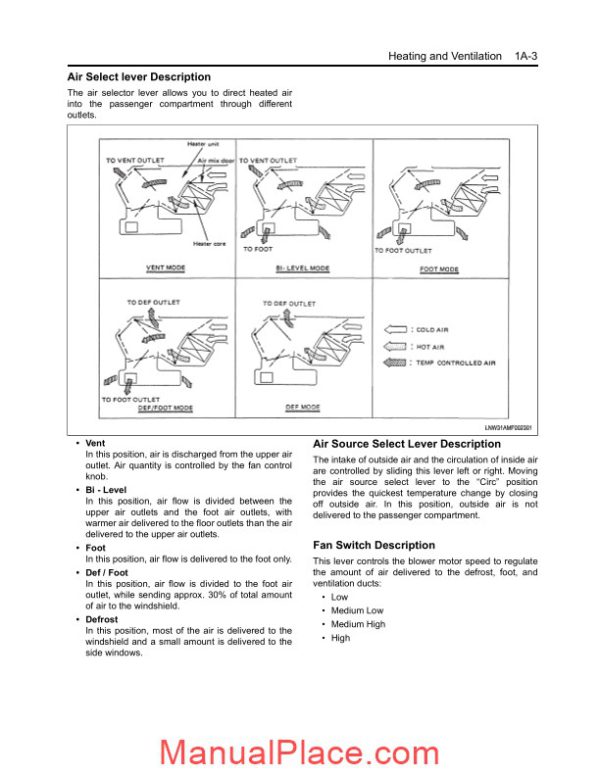 isuzu engine heating and ventilation page 3