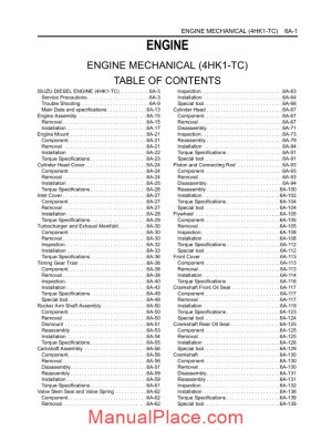 isuzu engine mechanical 4hk1 tc 6a 1 page 1