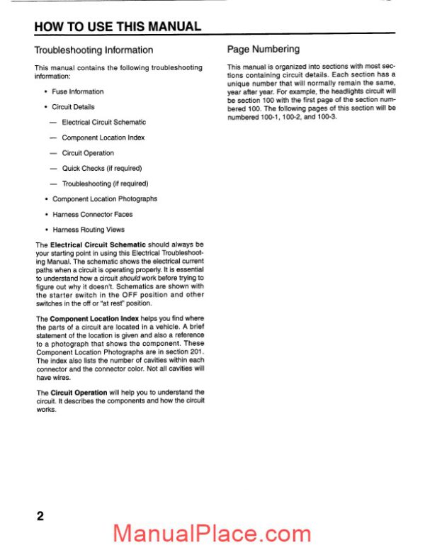 isuzu npr nqr 2000 electrical troubeshooting page 3