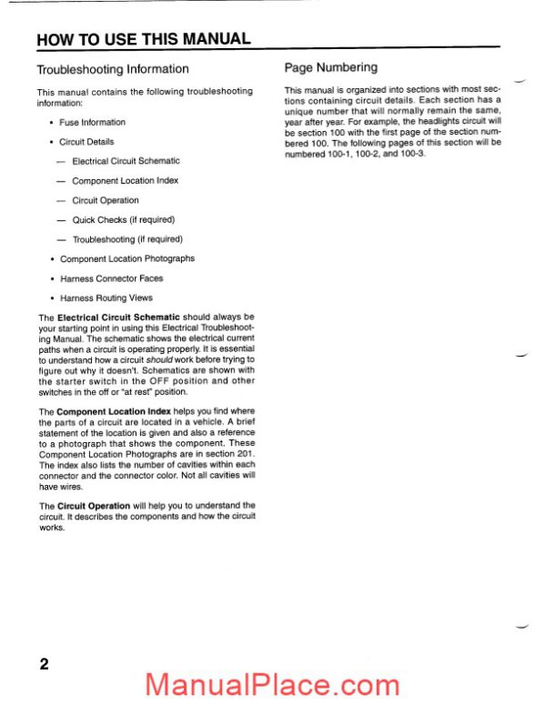 isuzu npr nqr 2001 electrical troubeshooting page 3