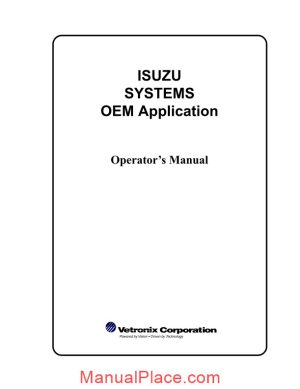 isuzu operators manual page 1