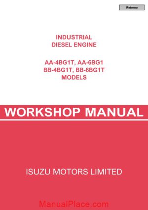 isuzu workshop js200 excavator tier ii page 1