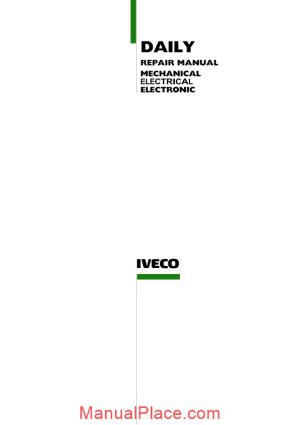 iveco daily repair manual page 1