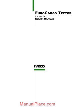 iveco euro cargo 12 26t repair manual page 1