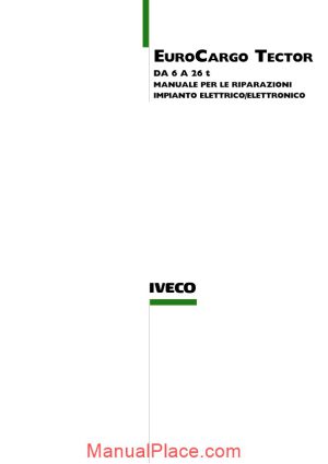 iveco eurocargo electrical service manual 2003 page 1