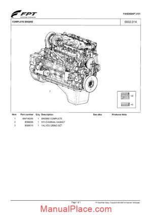 iveco fpt spare parts catalog page 1