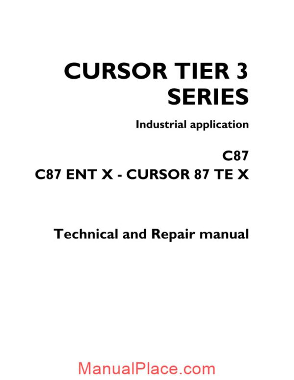 iveco repair manual cursor087 tier3 p2d32c006e page 1