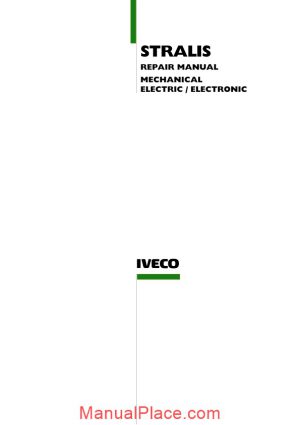 iveco stralis euro 3 repair manual page 1