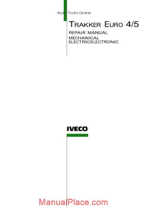 iveco trakker euro 4 5 repair manual page 1