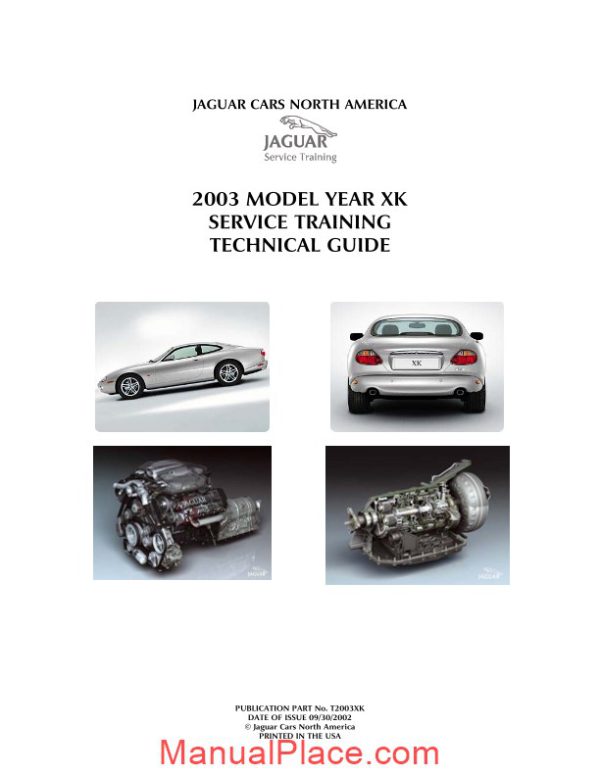 jaguar xk 2003 service training guide page 1