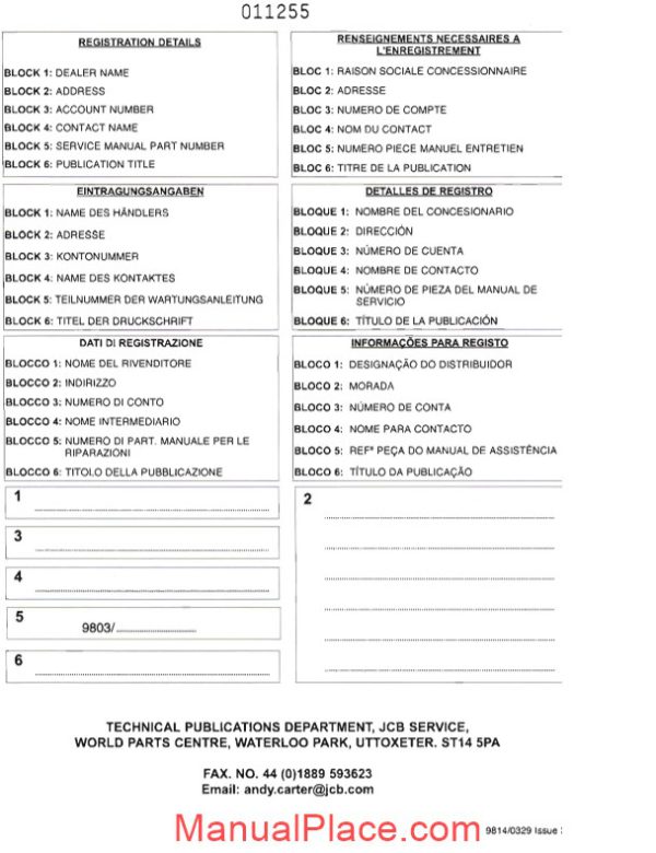 jcb 1400b backhoe loader training manual page 2