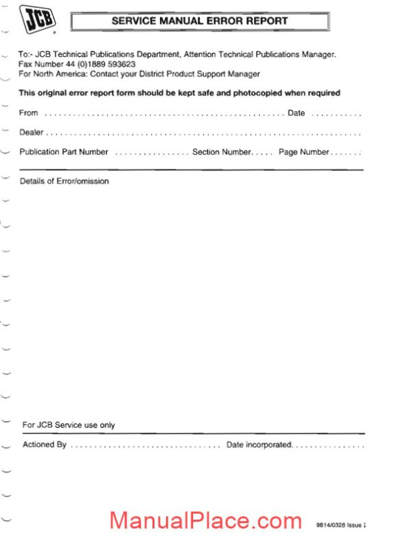 jcb 1400b backhoe loader training manual page 3