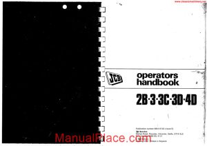 jcb 2b 3 3c 3d 4c mk2 1968 77 operators handbook page 1