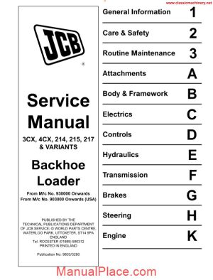 jcb 3cx 4cx 214 215 217 workshop manual page 1
