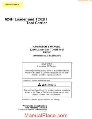 jd 624h loader tc62h operator sec wat page 1