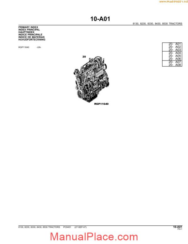 jd 8130 8530 parts sec wat page 3