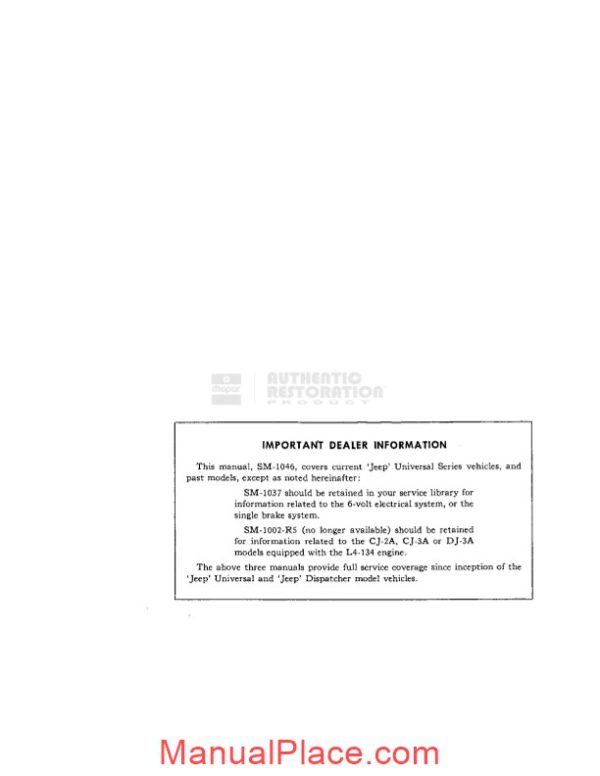 jeep cj dj 53 71 service manual page 2