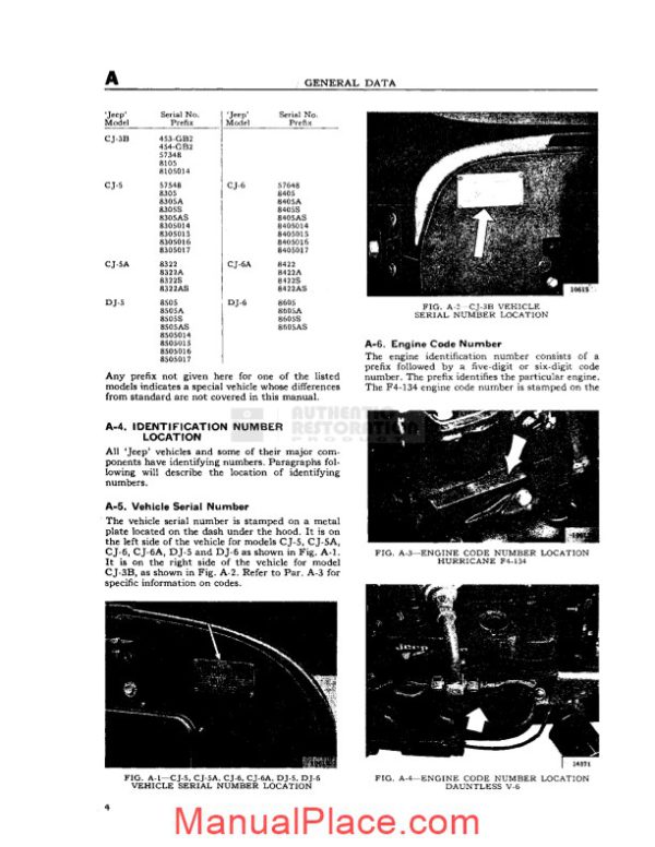 jeep cj dj 53 71 service manual page 4