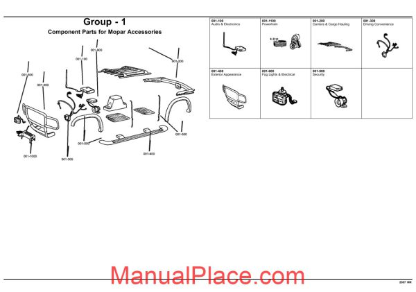 jeep mk 2007 compass patriot mopar parts catalog page 2