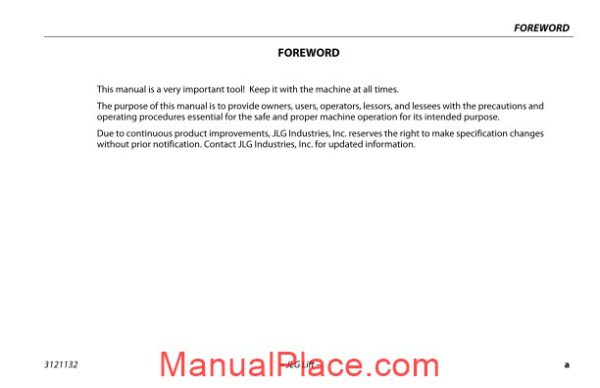 jlg 3394rt 4394rt operation and safety manual page 3