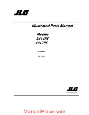 jlg 3614rs 4017rs telehandler parts manual page 1