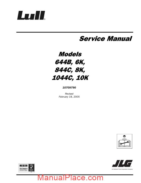 jlg 6k 8k 10k service manual page 1