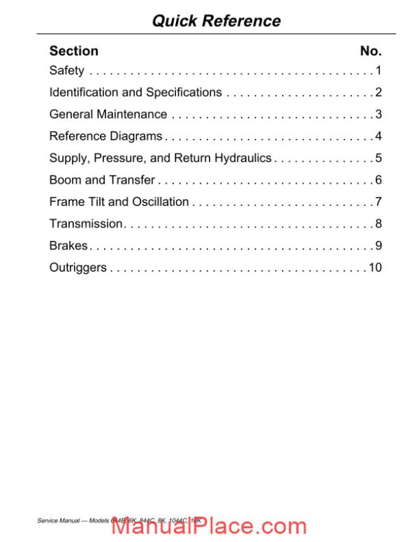 jlg 6k 8k 10k service manual page 3