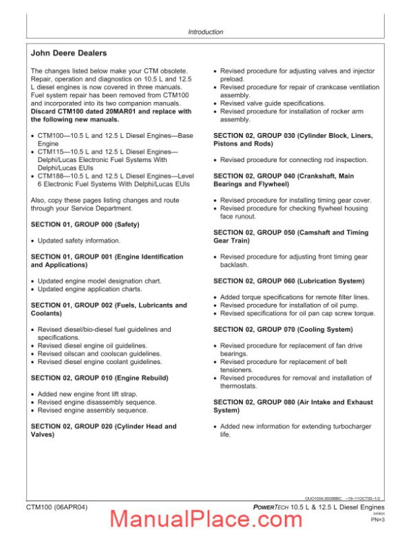 john deere 10 5 12 5l diesel engine technical manual page 3