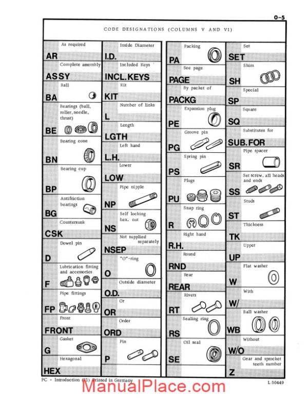 john deere 2130 tractor parts catalog page 4