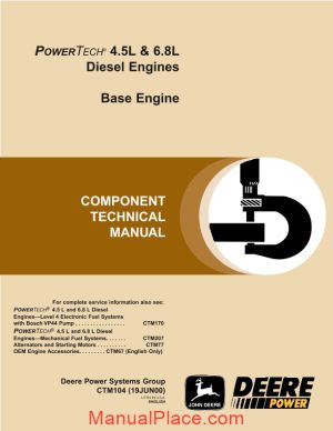 john deere 4 5l 6 8l diesel engines workshop manual page 1