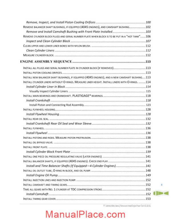 john deere 4045 6068 remove install engine page 4