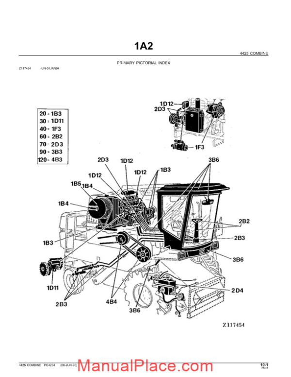 john deere 4425 parts catalog page 1