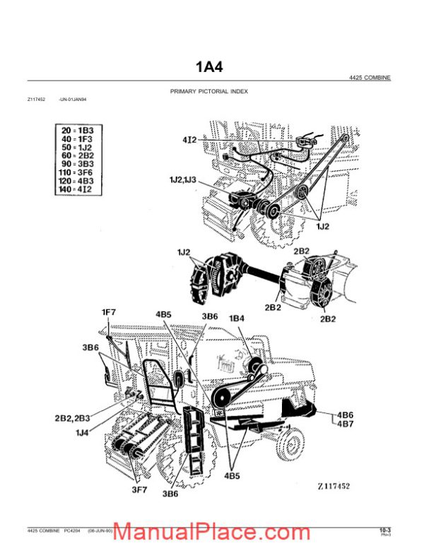 john deere 4425 parts catalog page 3