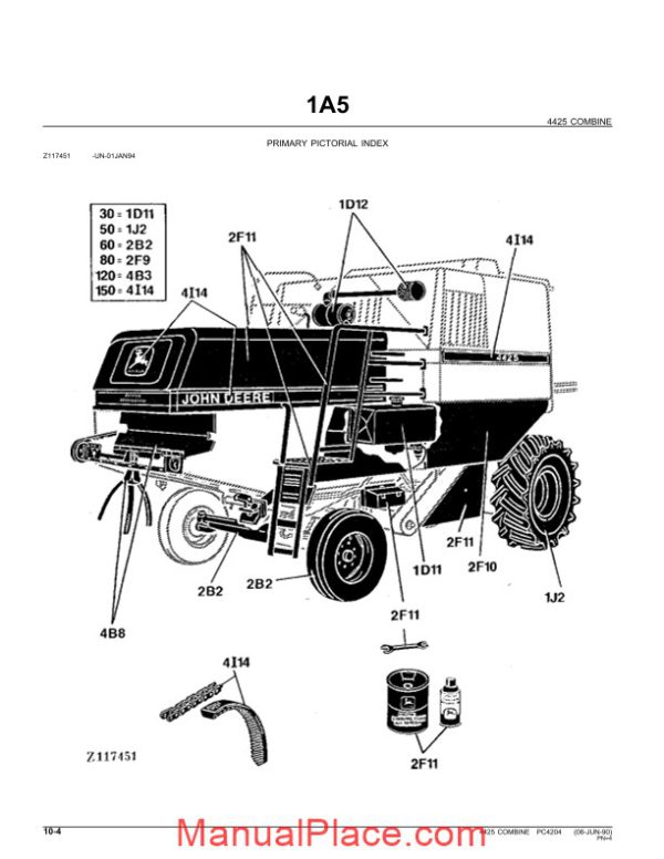 john deere 4425 parts catalog page 4