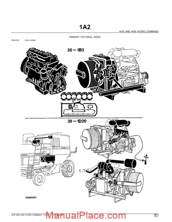 john deere 4435 parts catalog page 1