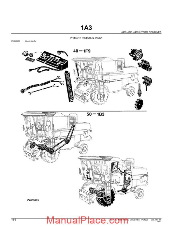 john deere 4435 parts catalog page 2