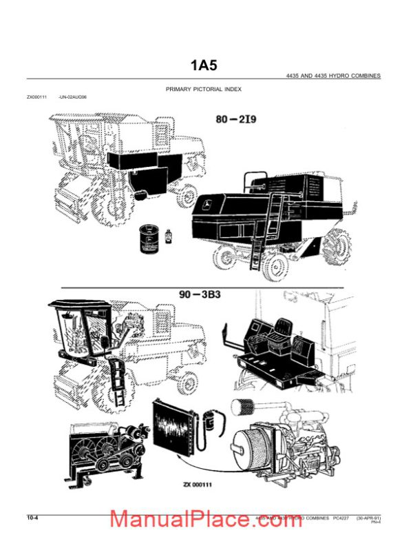 john deere 4435 parts catalog page 4