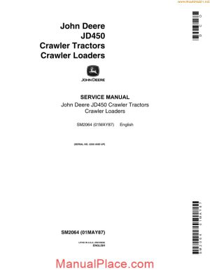 john deere 450 service sec wat page 1