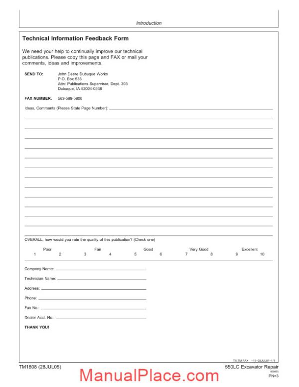 john deere 550lc repair manual page 3