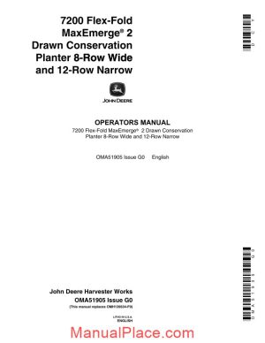 john deere 7200 operator manual flex fold maxemerge 2 drawn co oma51905 page 1