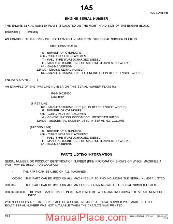 john deere 7720 parts catalog page 4